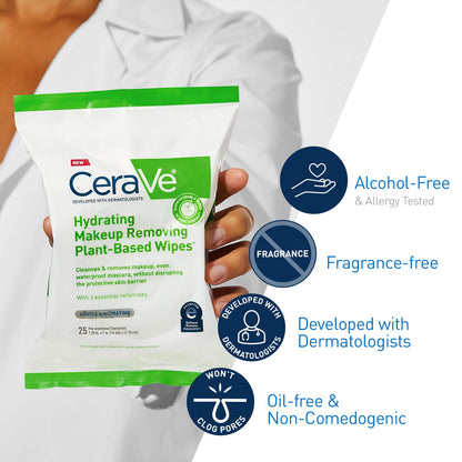CeraVe_Makeup_Remover_Wipes,_Plant_Based_Face_Wipes,_Biodegradable_in_Compost,_Waterless_Face_Wash,_Travel_Essentials_for_Women,_Suitable_for_Sensitive_Skin,_Fragrance-free_+_Non-comedogenic,_25ct