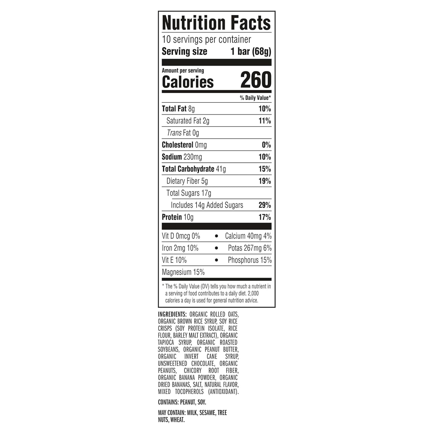 CLIF_BAR_-_Energy_Protein_Bars_-_Peanut_Butter_Banana_with_Dark_Chocolate_-_Made_with_Organic_Oats_-_Energy_Bars_-_Non-GMO_-_(10_Pack)