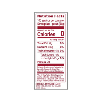 TRUE_ORANGE_Water_Enhancer,_Bulk_Dispenser_Pack_-_100_Count_(Pack_of_1)|_Zero_Calorie_Water_Flavoring_|_For_Water,_Bottled_Water,_Iced_Tea_&_Recipes_|_Water_Flavor_Packets_Made_with_Real_Oranges