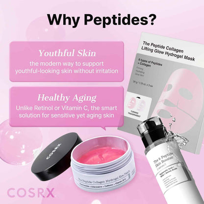COSRX 6X Peptide Collagen Skin Booster Toner Serum for Dull & Uneven Skin, Preps Skin with Copper Peptides, GHK-Cu, Skin Renewal Boosting Facial Essence, Korean Skin Care, 5.07 oz, Mothers Day Gifts