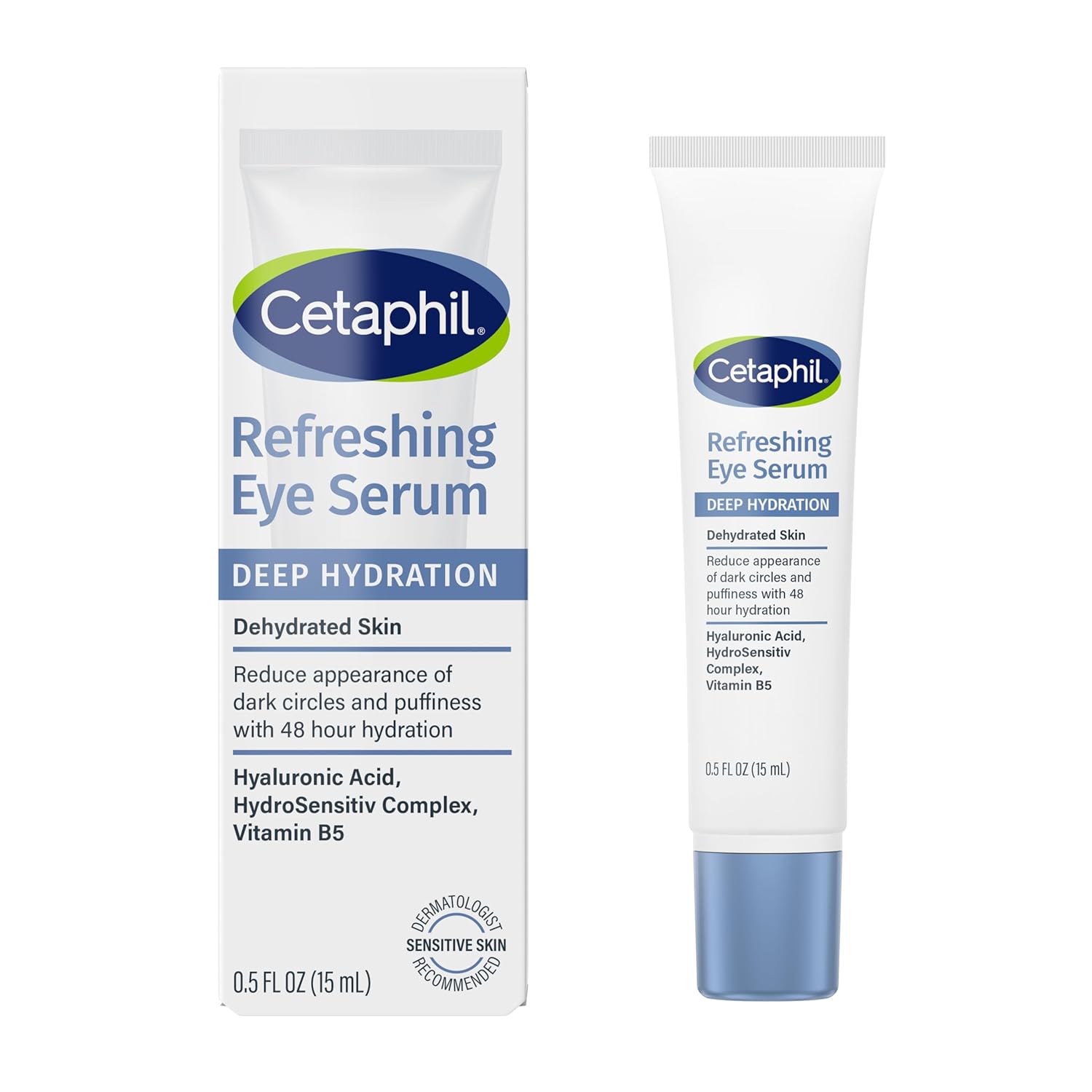 CETAPHIL_Deep_Hydration_Refreshing_Eye_Serum,_0.5_fl_oz,_48Hr_Hydrating_Under_Eye_Cream_to_Reduce_the_Appearance_of_Dark_Circles,_With_Hyaluronic_Acid,_Vitamin_E_&_B5_(Packaging_May_Vary)