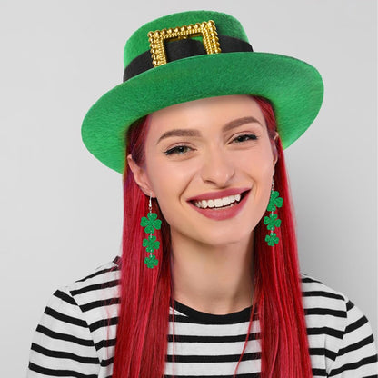 St_Patricks_Day_Accessories_Earrings_for_Women:_Green_Shamrock_Dangle_Earrings,_Good_Luck_Shirt,_Irish_Party_Favor_Gift