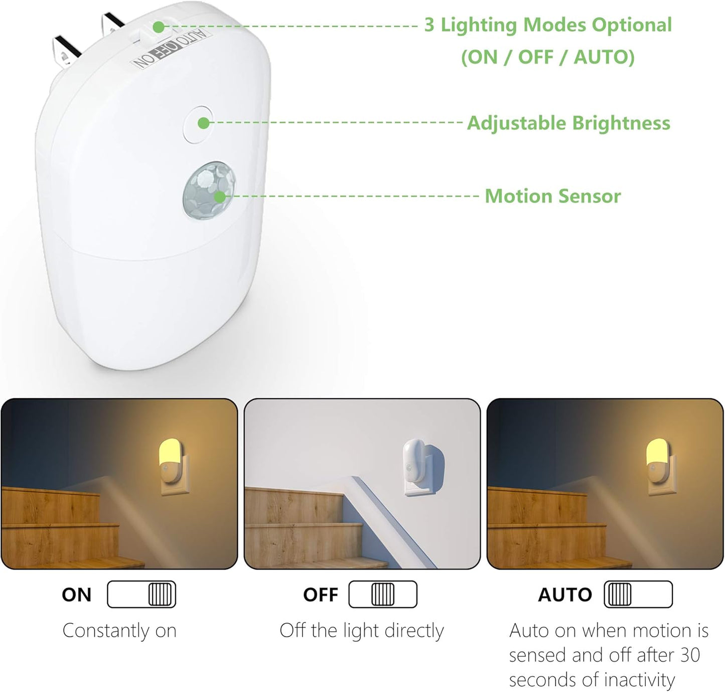 MAZ-TEK_Plug_in_Motion_Sensor_Dimmable_Night_Light,_Soft_Warm_White_LED_Nightlight_with_Dusk_to_Dawn_Motion_Sensor,_Adjustable_Brightness_for_Bedroom,_Bathroom,_Kitchen,_Hallway,_Stairs,2_Pack