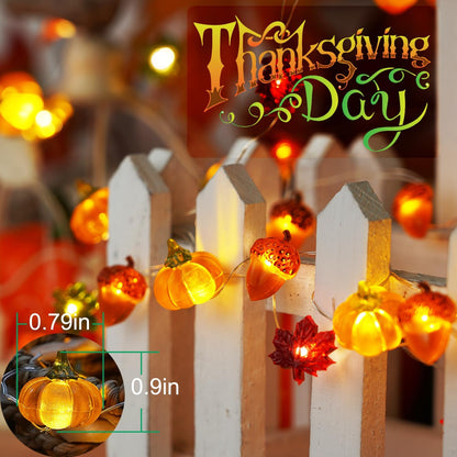 BOHON_Thanksgiving_Decoration_Acorn_3D_Pumpkin_Maple_Leaf_String_Lights_Battery_Operated_with_Remote_LEDs_Orange_Fall_Lights_for_Home_Autumn_Garland_Harvest_Halloween_Party_Christmas_Decor