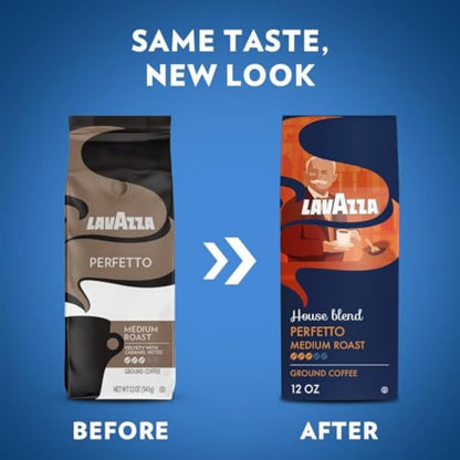 Lavazza_House_Blend_Perfetto_Ground_Coffee_12oz_Bag,_Medium_Roast,_Full-bodied,_Intensity_3/5,_100%_Arabica,_Ideal_for_Drip_Brewers,_(Pack_of_1)_-_Package_May_Vary