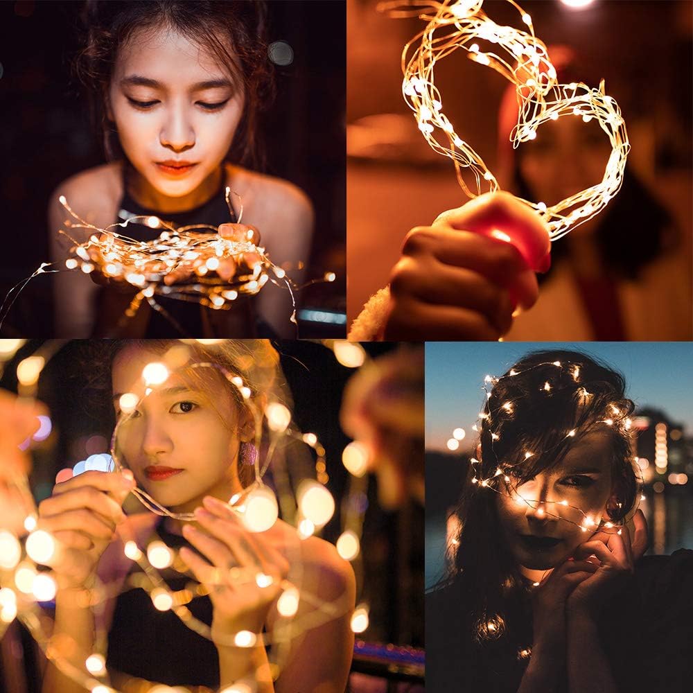 CYLAPEX_6_Pack_Warm_White_Fairy_Lights_String_Battery_Operated_Fairy_Lights_Firefly_Lights_LED_Starry_String_Lights_7ft_20_LEDs_Silvery_Copper_Wire_for_Christmas_DIY_Decoration_Costume_Wedding_Party