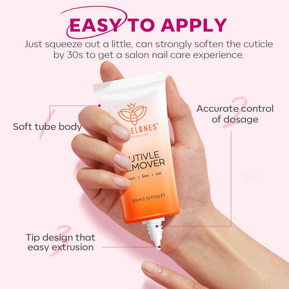 Modelones Cuticle Remover Kit - Cuticle Remover Cream & Cuticle Oil, Cuticle Care Kit w/Cuticle Trimmer Cuticle Pusher & Cuticle Nipper for DIY Nail Manicure, Removedor de Cuticula for Nail Care