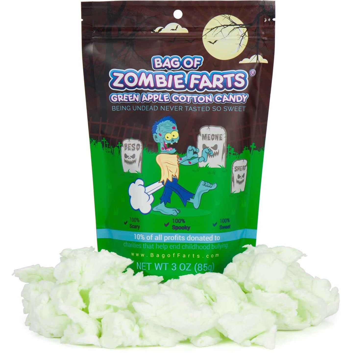 Bag of Cotton Candy Funny Easter Basket Stuffer for All Ages Unique Birthday for Friends, Mom, Dad, Girl, Boy Gag Gift, 3 ounces / 1 pack