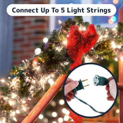 PREXTEX_100_Count_Clear_Christmas_Lights_-_Ultra_Bright_String_Lights_with_Green_Wire_for_Indoor_and_Outdoor_Use,_Christmas_Trees,_Holidays,_Patios_and_Garden