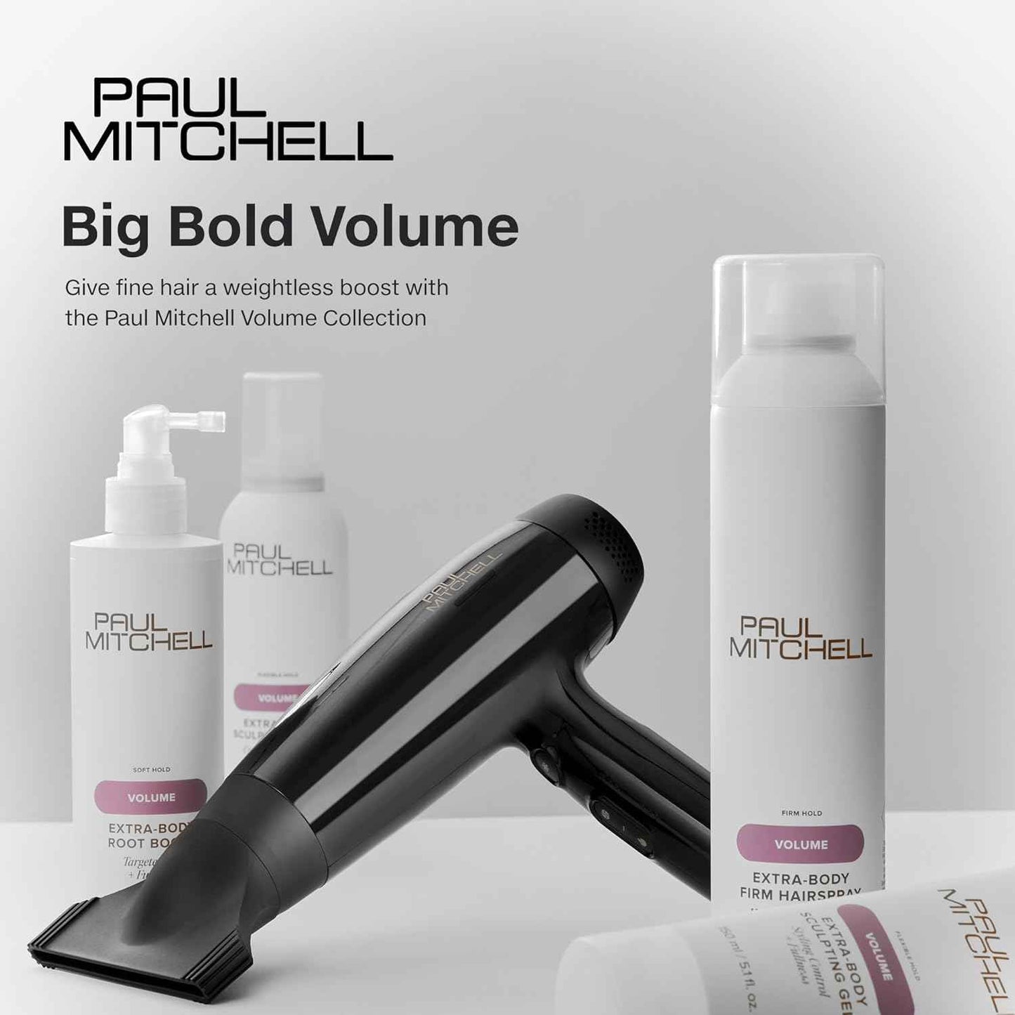 Paul Mitchell Extra-Body Root Boost Volumizing Spray, Targeted Lift, Adds Fullness, For Fine Hair