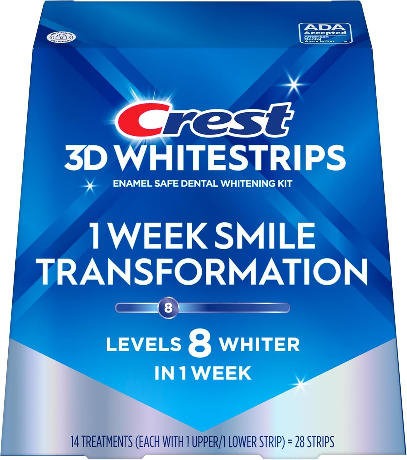 Crest_3D_Whitestrips,_1_Week_Smile_Transformation,_Whitestrips_3D_White,_Teeth_Whitening_Strip_Kit,_14_Treatments_(Each_with_1_Upper/1_Lower),_28_Strips