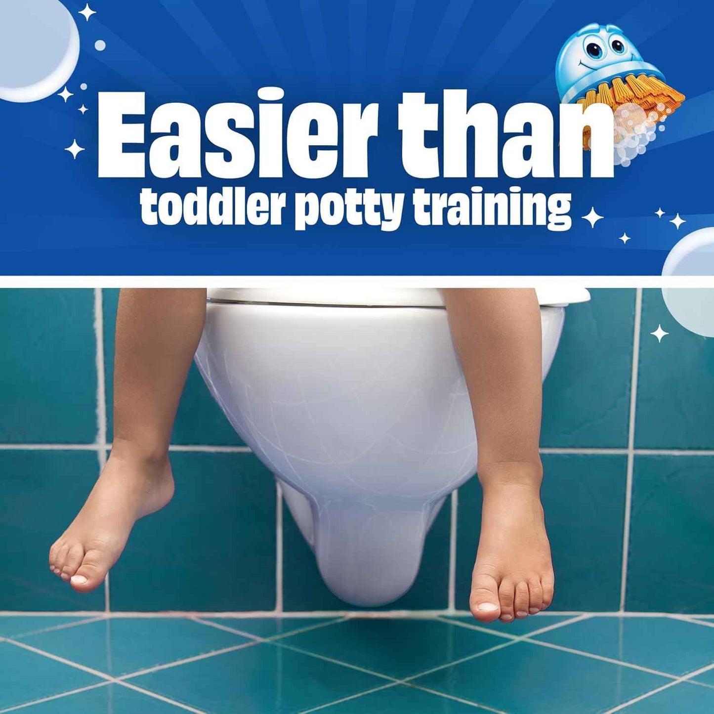 Scrubbing Bubbles Easy Clean Foaming Toilet Bowl Cleaner, Easy Drop In Powder Pouches