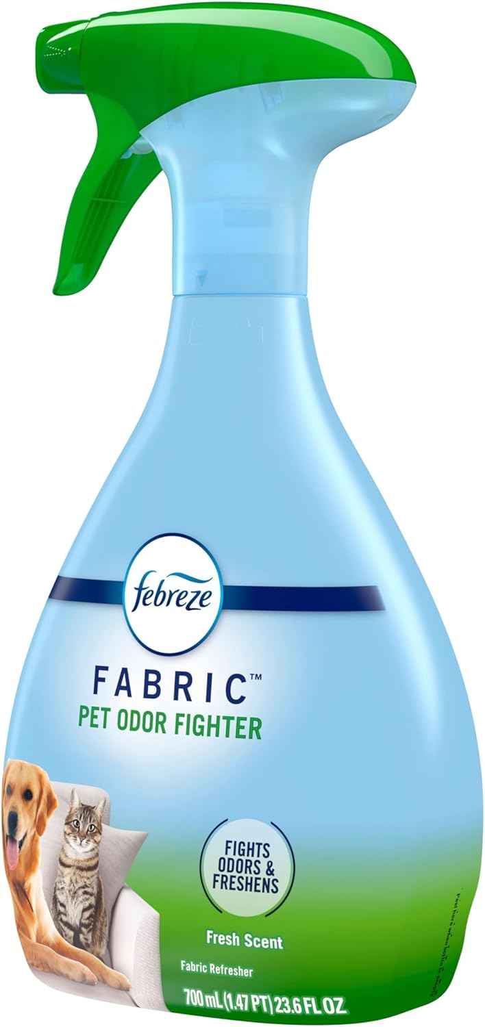 Febreze Fabric Spray Air Freshener, Odor-Fighting Fabric Refresher, Sneaker Balls Alternative, Couch Cleaner, Linen Spray, Multi-Use, Pet Odor Fighter Scent