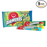 Airheads Candy Bars, Variety Bulk Box, Chewy Full Size Fruit Taffy, Gifts, Holiday, Parties, Concessions, Pantry, Non-Melting, Party, 60 Individually Wrapped Full Size Bars