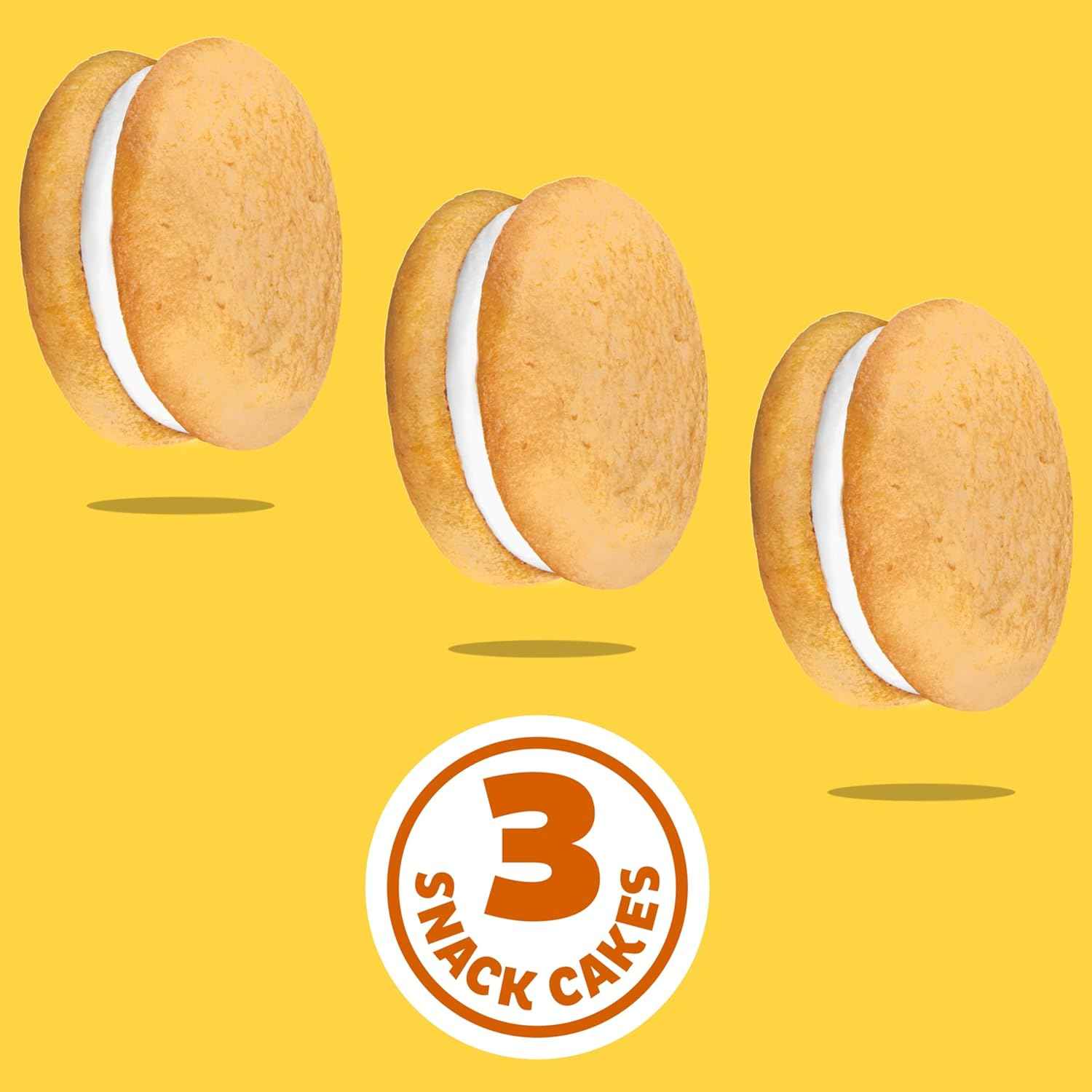 OREO Golden Cakesters Soft Snack Cakes, 8-3.03 oz Snack Packs