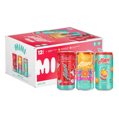 Alani Nu, Low Calorie Energy Drinks, 100mg Caffeine, Biotin, B Vitamins, Zero Sugar, 10 Calories or Less, 8 Fl Oz Cans, 12 Pack