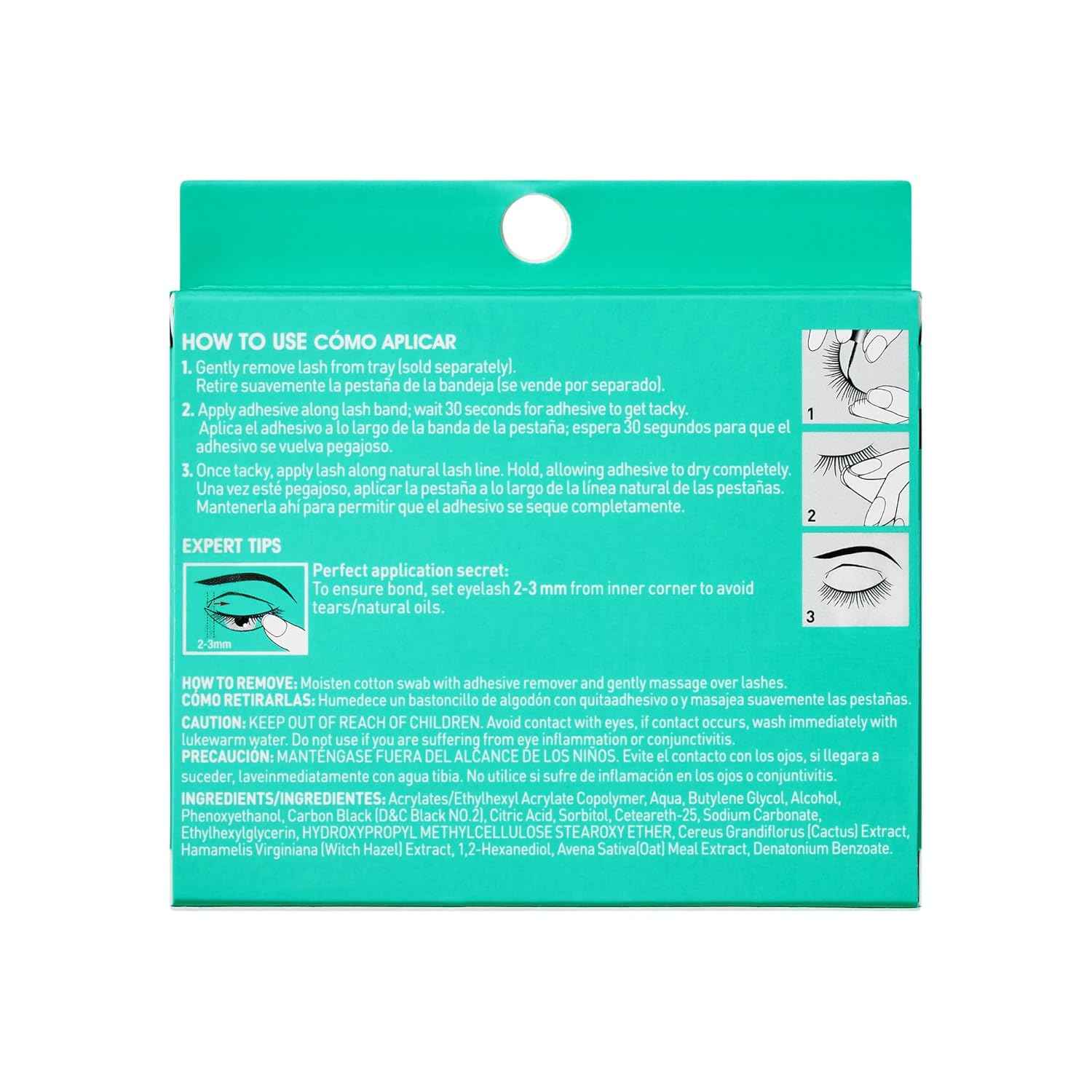 KISS SuperStick 5-Day Extended Wear Strip Lash Adhesive, Quick Drying Lash Glue, Witch Hazel & Cactus Extract Infused, Brush Applicator, Net Wt. 4.8g (0.17 oz.)