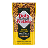 Dot's Pretzels Honey Mustard Seasoned Pretzel Twists, Healthy Kids Snacks, 16oz Grocery Sized Bag Crunchy Savory