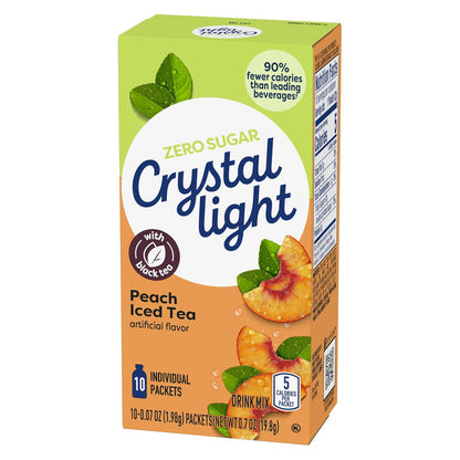 Crystal_Light_Drink_Mix,_120_Packets,_for_Convenient_On-the-Go_Flavorful_Hydration,_Artificially_Flavored_Peach_Iced_Tea,_Zero_Sugar,_0.07_oz_each