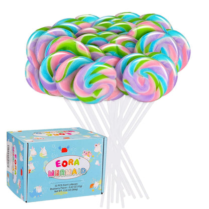 Rainbow_Twisty_&_Swirl_Lollipops_32pk,_Mermaid_Lollipops_Candy_Individually_Wrapped_Bulk,_Mermaid_Party_Supplies_-_Unicorn_Candy_Swirl_Lollipops_Suckers,_Unicorn_Birthday_Party_Favors_Blueberry_Flavor