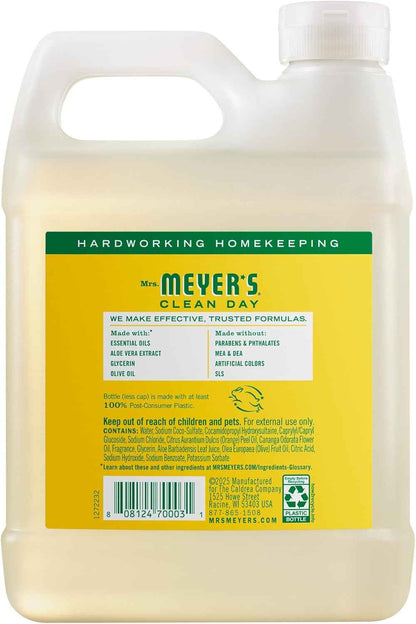 Mrs. Meyer's Clean Day Liquid Hand Soap Refill, Honeysuckle, 33 Oz