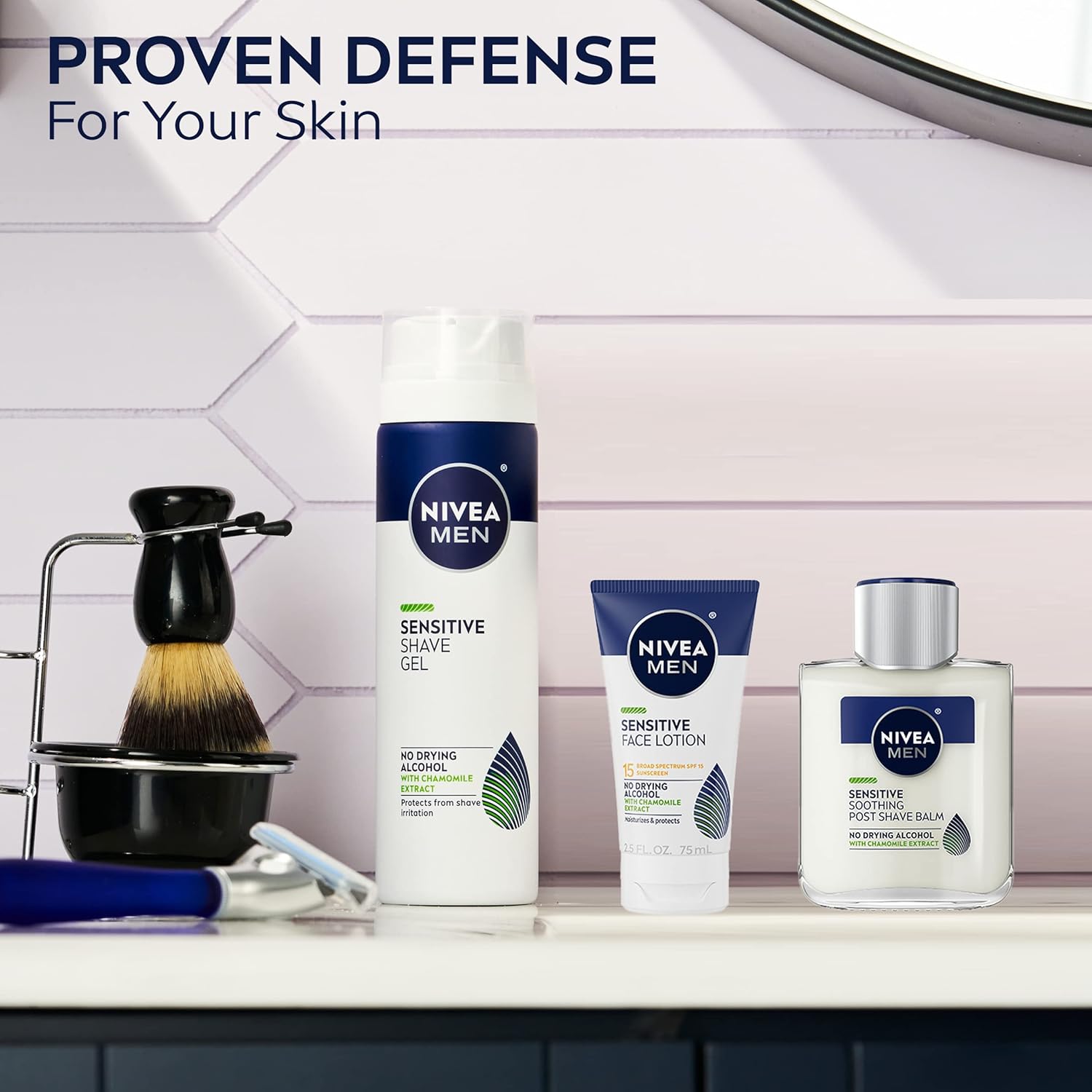 NIVEA_MEN_Sensitive_Face_Lotion_with_SPF_15,_Broad_Spectrum_Sunscreen,_3_Pack_of_2.5_Fl_Oz_Tubes