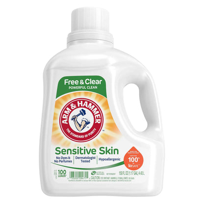 ARM & HAMMER Sensitive Skin, Liquid Laundry Detergent