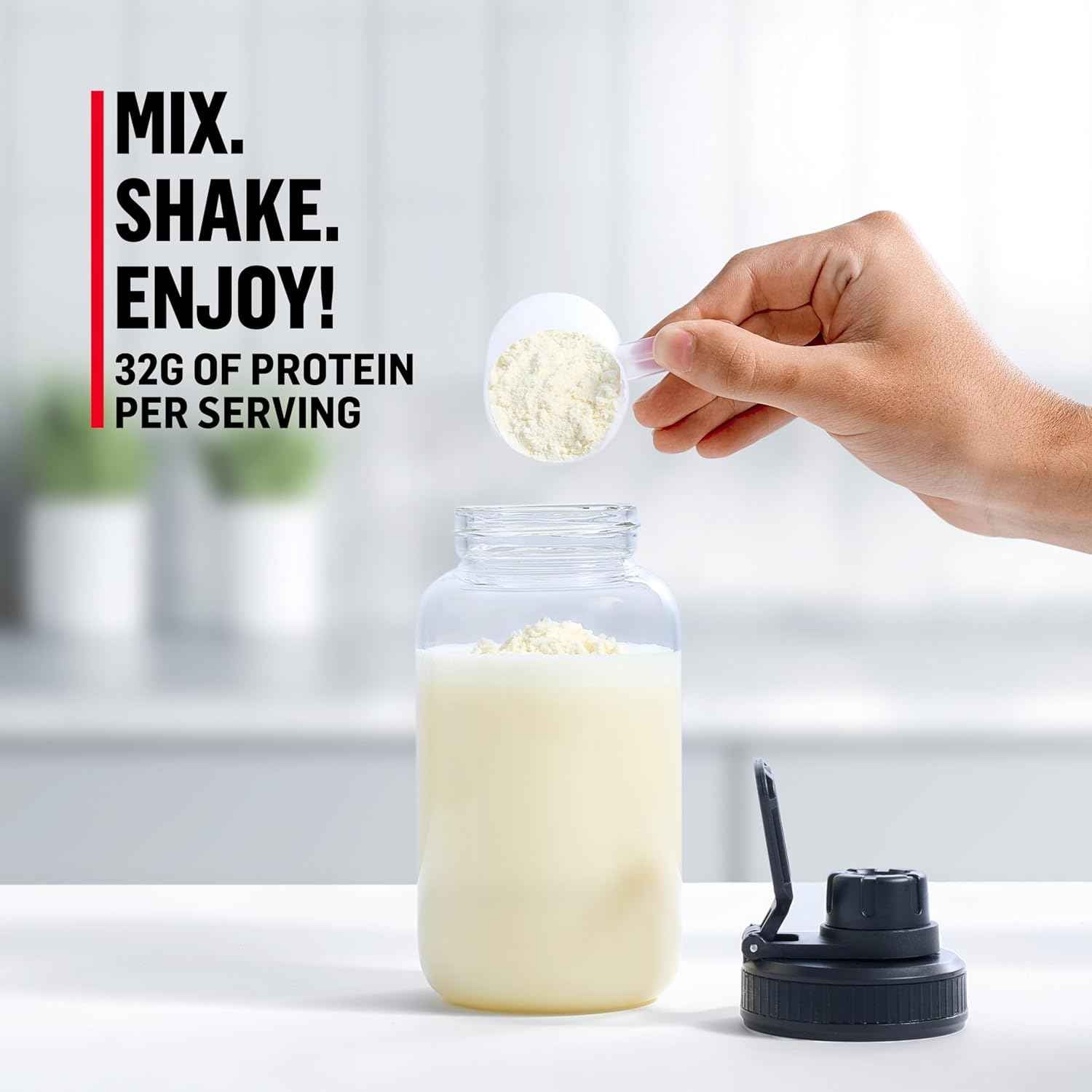 Muscle Milk Genuine Protein Powder, 32g Protein, 2g Sugar, Calcium, Vitamins A, C & D, NSF Certified for Sport, Energizing Snack, Packaging May Vary