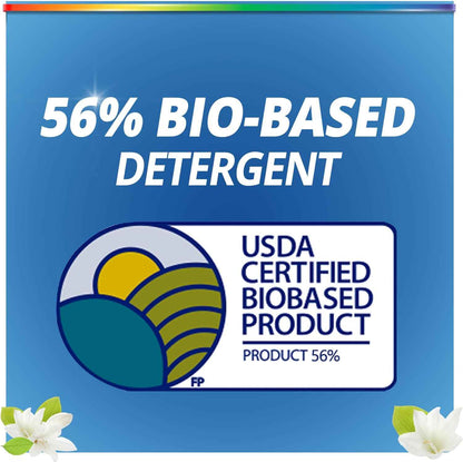 Purex Natural Elements Fresh Lilies & Linen Liquid Detergent, 82.5 oz, 165 Loads, Ultra-Concentrated, Dye-Free, USDA Certified Biobased Product