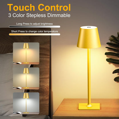 2_Pack_Gold_Rechargeable_Table_Lamps,Cordless_Lamp_with_6000mAh_Battery_Operated,Wireless_Lamp_for_Restaurant_Home_Dinner_Dining_Kitchen_Outdoor_Patio,Waterproof_&_Portable