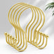 Light Gold - Minimalist - Double Shower Hooks