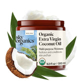 Sky Organics - Oil & Vitamin E, 16.9 fl oz - Skin & Hair Ultra-Hydrating Oil - Fatty Acids & Antioxidants - Natural, Vegan & Cruelty Free - Skin Care & Hair Care