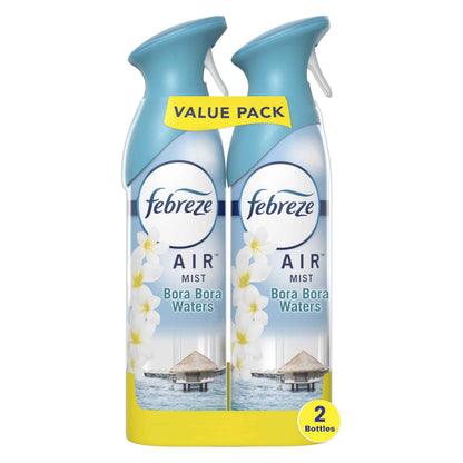Febreze Air Mist Air Freshener Spray, Odor-Fighting Room Spray for Home, Bathroom, & Kitchen, Holiday Scents