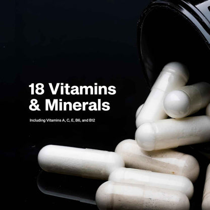 MuscleTech Platinum Multivitamins for Men & Women - Multi-Vitamin Supplement for Immune Support - 18 Vitamins & Minerals, Vitamin A C D E B6 B12 - Daily Workout Supplements for Men