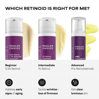 Paula's Choice CLINICAL 1% Retinol Face Treatment with Peptides, Vitamin C & Licorice Extract, Anti-Aging Skin Care Serum, Fine Lines & Wrinkles, Fragrance Free