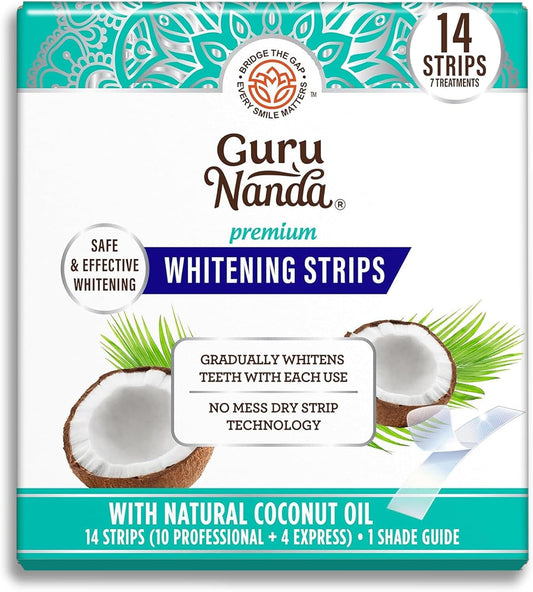 GuruNanda_Teeth_Whitening_Strips_-_7-Day_Treatment_with_Non-Slip,_Dry_Strip_Technology_-_Whitening_Designed_with_Care_for_a_Brighter_Smile
