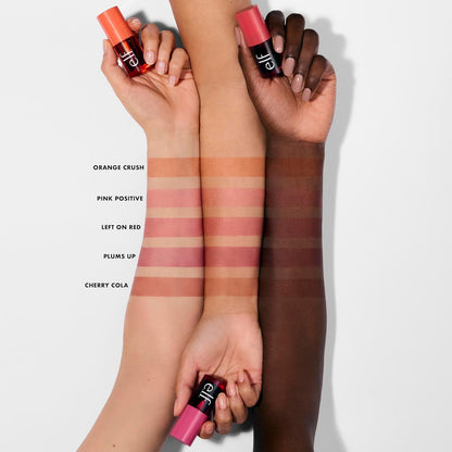 e.l.f._Sheer_For_It_Blush_Tint,_Multi-Use,_Long-Lasting_Lip_&_Cheek_Makeup,_Creates_A_Natural_Flush_Finish,_Vegan_&_Cruelty-Free,_Left_On_Red