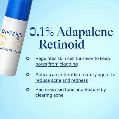 Differin_Acne_Treatment_Gel,_30_Day_Supply,_Retinoid_Treatment_for_Face_with_0.1%_Adapalene,_Gentle_Skin_Care_for_Acne_Prone_Sensitive_Skin,_15g_Pump_(Packaging_May_Vary)