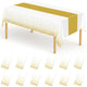 White Gold Dot - 12pcs 54x108 in