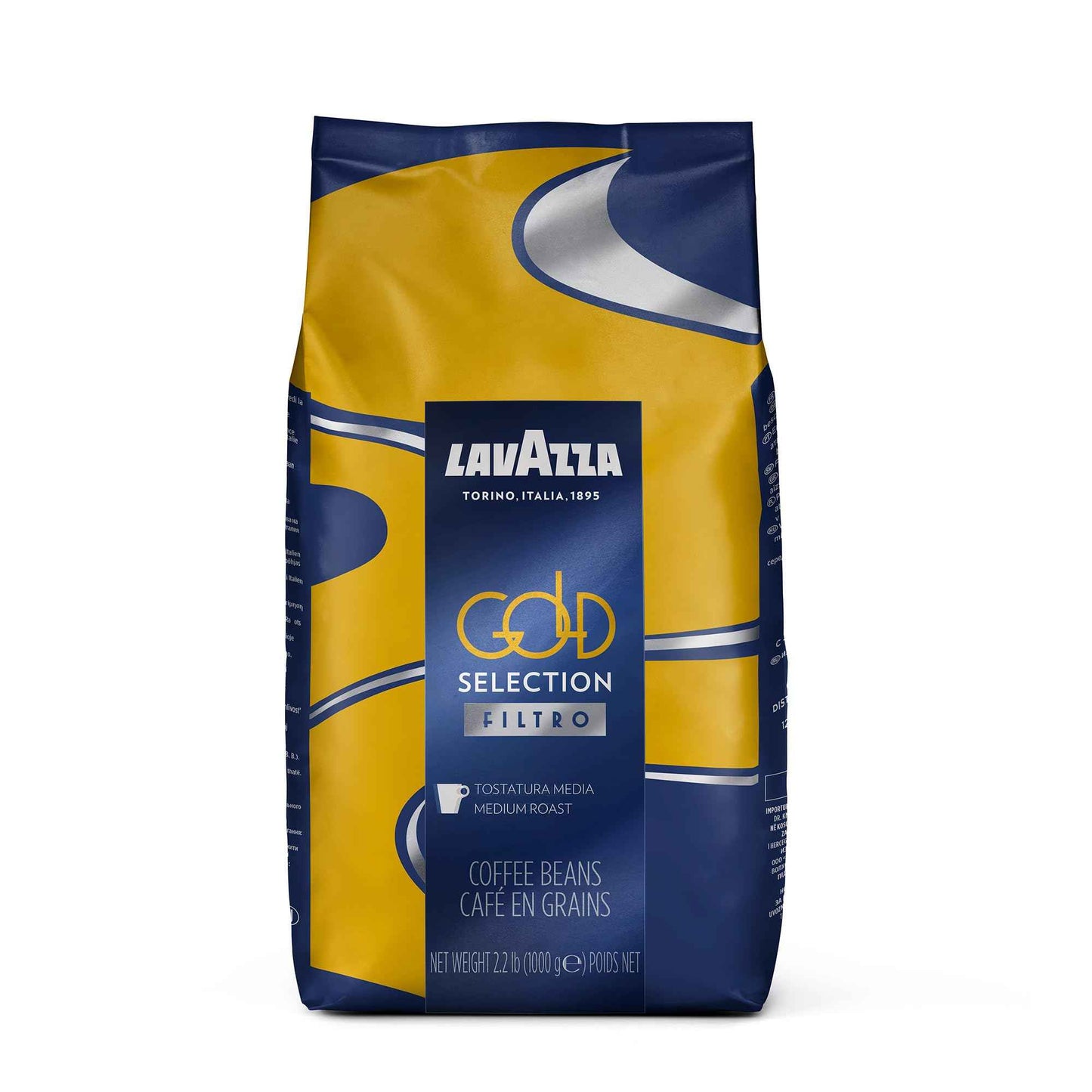 Lavazza Whole Bean Coffee Blend, Light Roast,Premium Quality, Blended and roasted in Italy,Well balanced, Aromatic Blend with notes of honey and almond