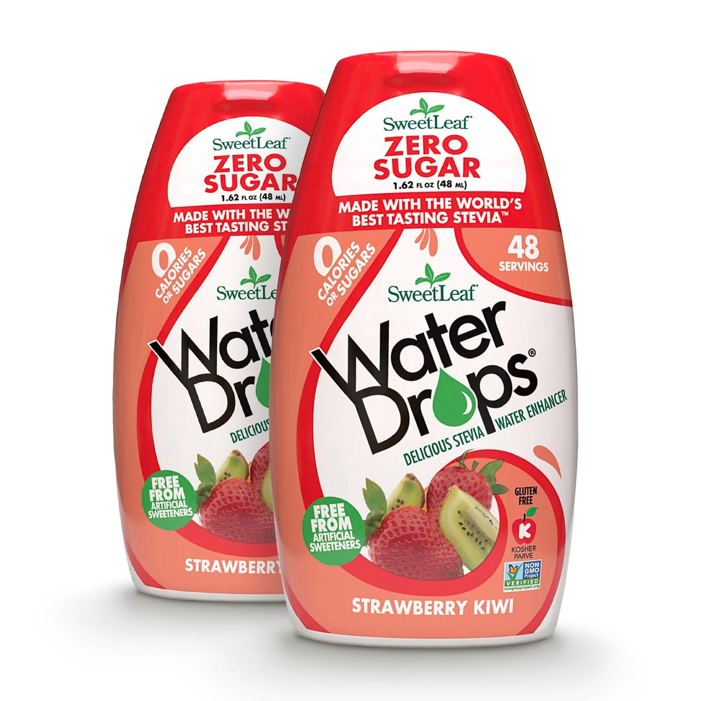 SWEET LEAF, WATER DROPS,STRAWBRY KIWI 1.62 OZ