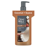 DOVE MEN Moisturizing Body Wash | #1 Dermatologist Body Wash for Men, Sulfate Free, Paraben Free, & Dye Free | Coconut + Guava, 26oz