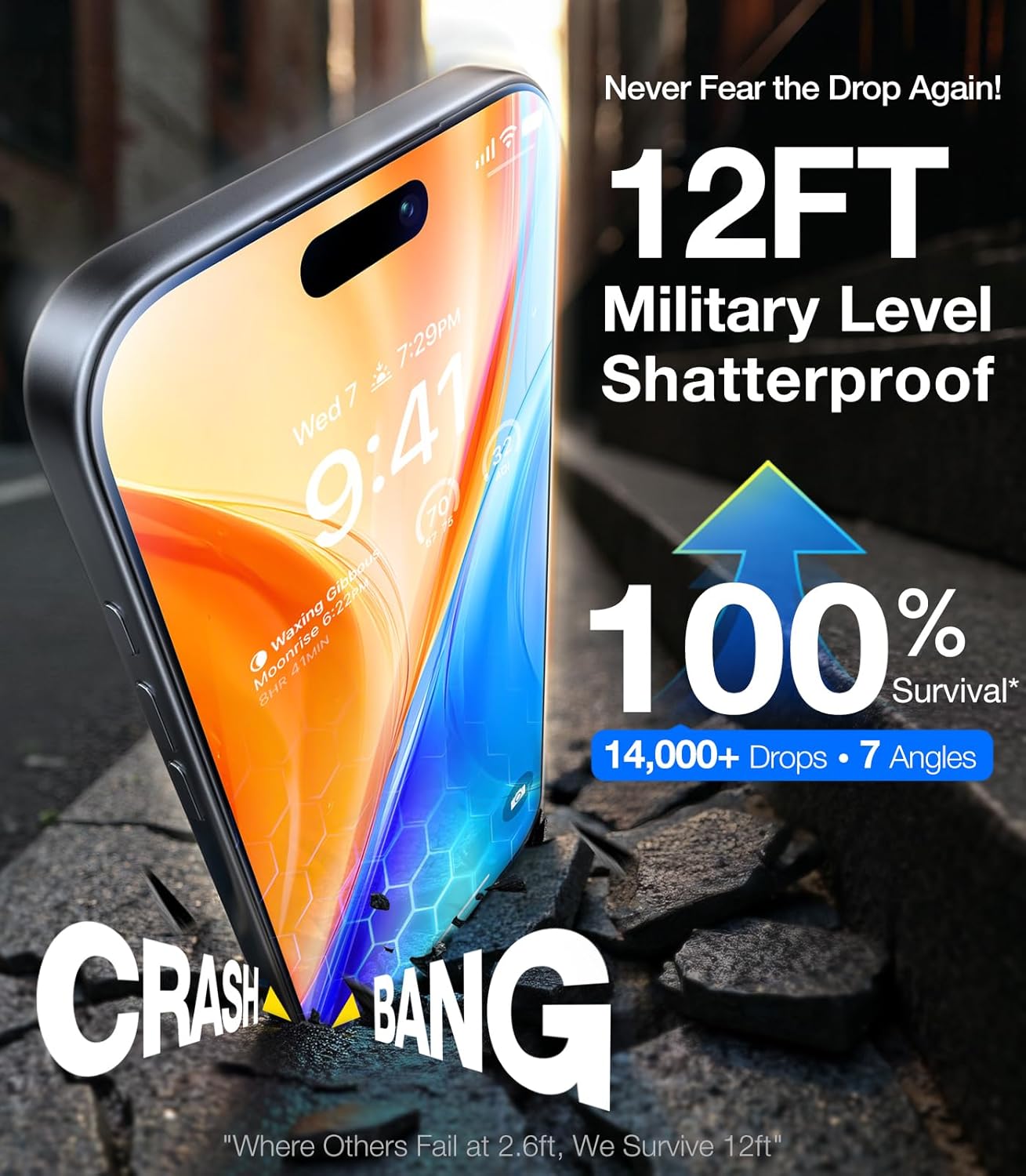 UltraGlass_UNBREAK_TOP_9H+_Armor_for_iPhone_17_Pro_Max_Screen_Protector_[NO.1_Military_Grade_Shatterproof]_Screen_Protector_17_Pro_Max_Tempered_Glass_17_ProMax,_Longest_Durable,_Full_Coverage,_2_Pack