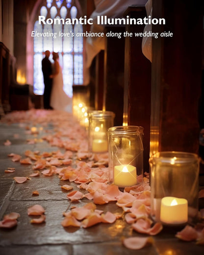 Homemory_12pcs_Remote_Timer_LED_Tea_Lights_Candles,_400+Hours_Flickering_Flameless_Battery_Votive_Tealights_for_Tabletop_Lighting,_Centerpieces_Decor,_Holiday