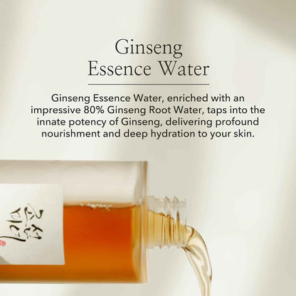 Beauty of Joseon Ginseng Essence Water Hydrating Face Toner for Dry, Dull Skin. Korean Moisturizing Skin Care for Men and Women 150ml, 5.07 fl.oz.
