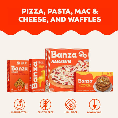Banza_Spaghetti_Pasta_from_Chickpeas_-_Gluten_Free,_High_Protein,_and_Lower_Carb_Protein_Spaghetti_Chickpea_Pasta_-_8oz