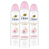 Dove Advanced Care Antiperspirant Deodorant Spray for Women 3 Pack Sakura Blossom & Yuzu 72 hour sweat and odor protection 3.8 oz