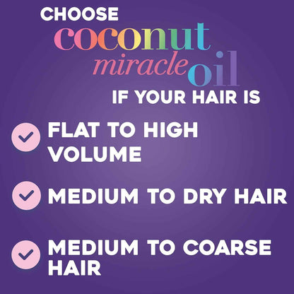 OGX Extra Strength Damage Remedy + Coconut Miracle Oil Conditioner for Dry, Frizzy or Coarse Hair, Hydrating & Flyaway Taming Conditioner, Paraben-Free, Sulfate-Free Surfactants