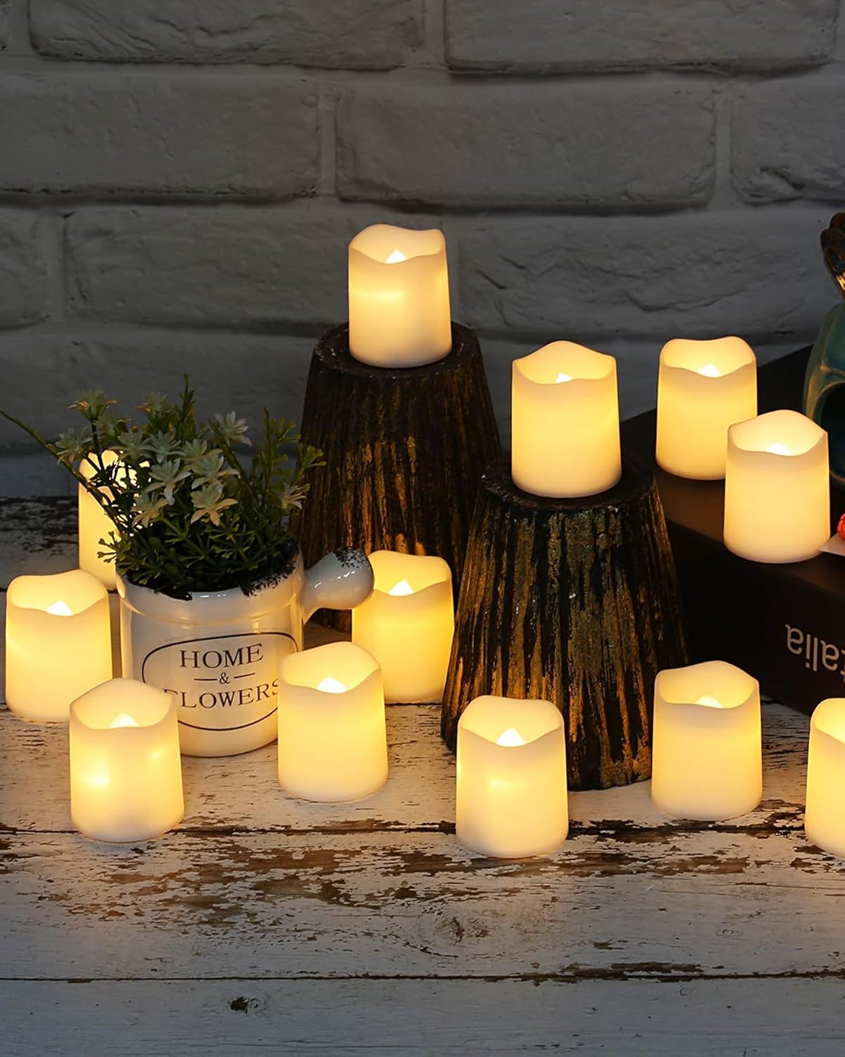 SHYMERY_Flameless_Votive_Candles,Flameless_Flickering_Electric_Fake_Candle,24_Pack_200+Hour_Battery_Operated_LED_Tea_Lights_in_Warm_White_for_Wedding,_Table,_Halloween,Christmas_Decorations_1.5"X1.7"