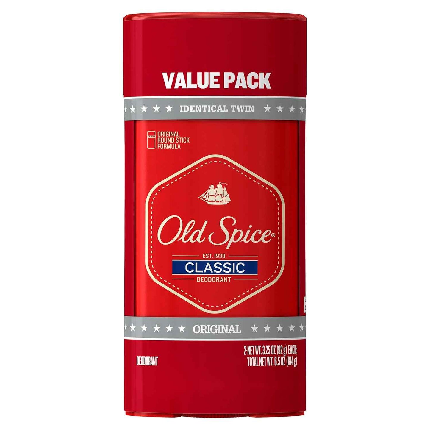 Old Spice Classic Deodorant for Men, 24hr Sweat & Odor Protection, Long Lasting Freshness, Clean & Masculine Fragrance